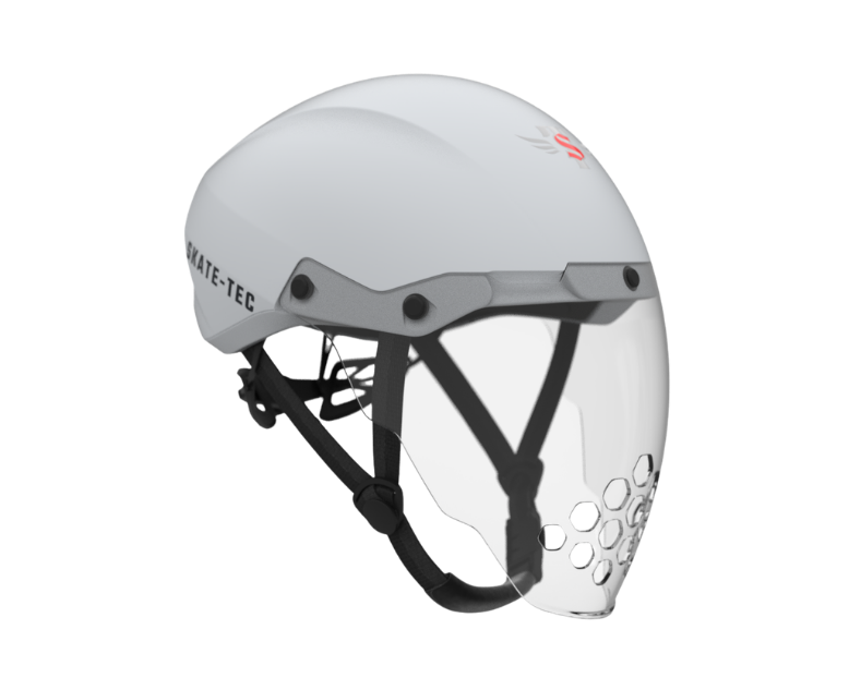 Skate-Tec ST 025 schaatshelm met vizier wit