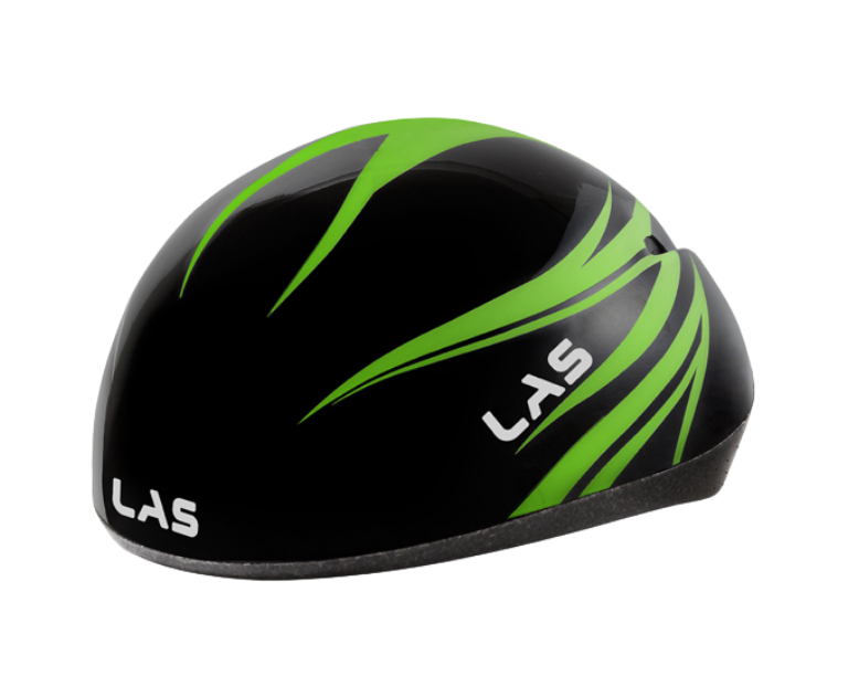 LAS Mistral Ice 2 schaatshelm zwart/groen